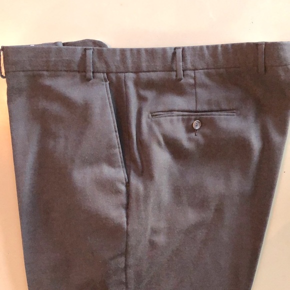 Joseph by Jos. A. Bank charcoal grey wool flannel dress pants in 42/32. - Picture 4 of 6